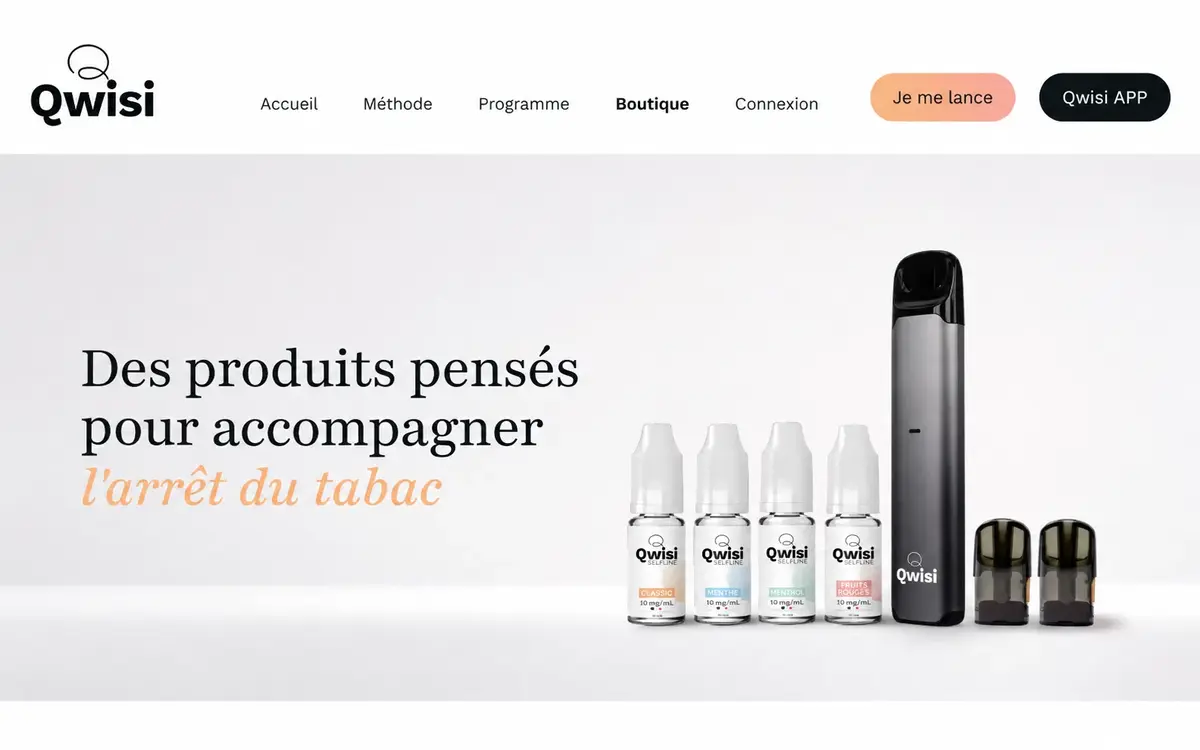 Présentation du site et de la boutique en ligne Qwisi
